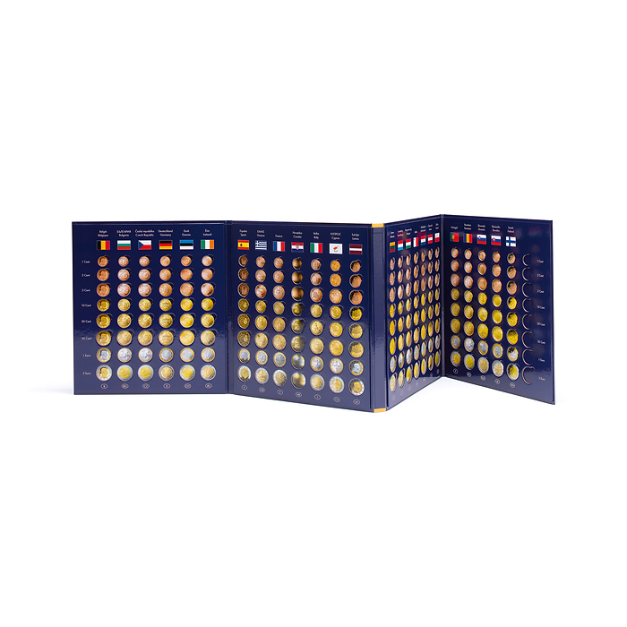 Münzalbum Presso Euro Coin Collection, für 26 Euro-Kursmünzensätze