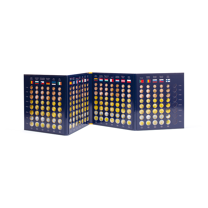 Münzalbum Presso Euro Coin Collection, für 26 Euro-Kursmünzensätze